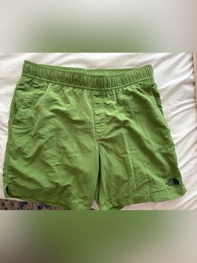 The North Face Men's Lime Green Swim Trunks